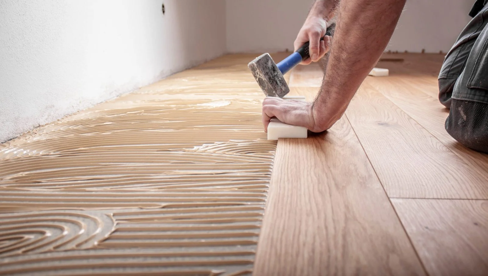 Ragréage avant pose parquet